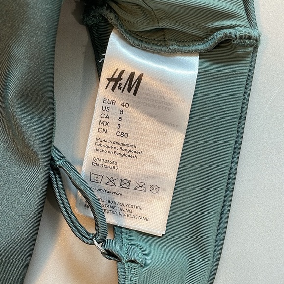 H&M Green Shiny Swimsuit - Picture 3 of 4